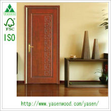 China Wood Veneer Interior Door with Low Price